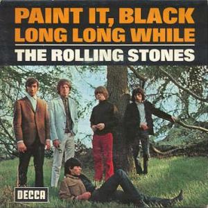 Cover of Rolling Stones single Paint it Black