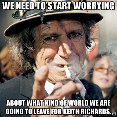 A world for Keith Richards